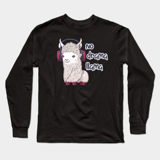 No Drama Llama Long Sleeve T-Shirt